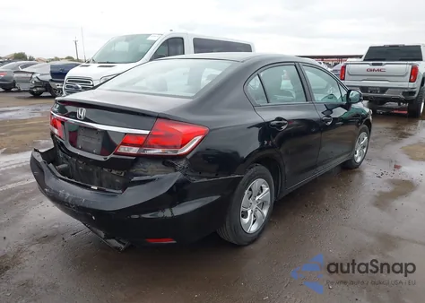 2013 Honda Civic Lx из США, поврежденный, VIN 19XFB2F5XDE202845
